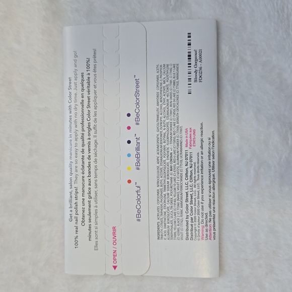 Bloody Gorgeous Color Street Black to Red Glitter Ombre Design Nail Polish Strip - Picture 3 of 3